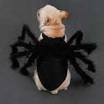 Pet Spider Costume Eight Legs Adjustable Straps Soft Fabric