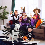 Pet Spider Costume Eight Legs Adjustable Straps Soft Fabric