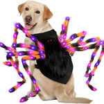 Pet Spider Costume Eight Plush Legs Adjustable Velcro Fit