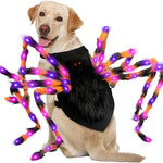 Pet Spider Costume Eight Plush Legs Adjustable Velcro Fit