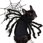 Pet Spider Costume Eight Plush Legs Adjustable Velcro Fit
