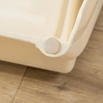 Pet Stairs 4-Step Foldable Carpeted Treads & Non-Slip Feet