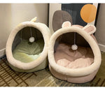 Pet Tent Bed Cave-Style Washable Cushion Non-Slip Base