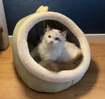 Pet Tent Bed Cave-Style Washable Cushion Non-Slip Base