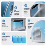 Pet Tent Insulated Foldable Includes Reusable Ice Packs