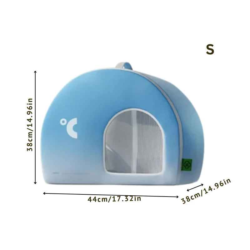 Pet Tent Insulated Foldable Includes Reusable Ice Packs