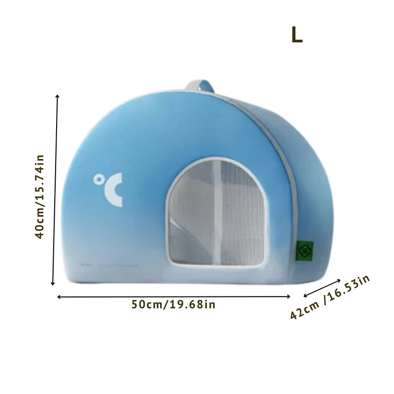Pet Tent Insulated Foldable Includes Reusable Ice Packs