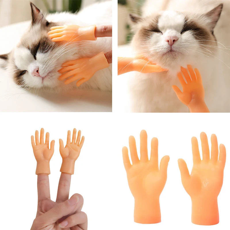 Pet Toy Mini Hand Durable Rubber Pair Set