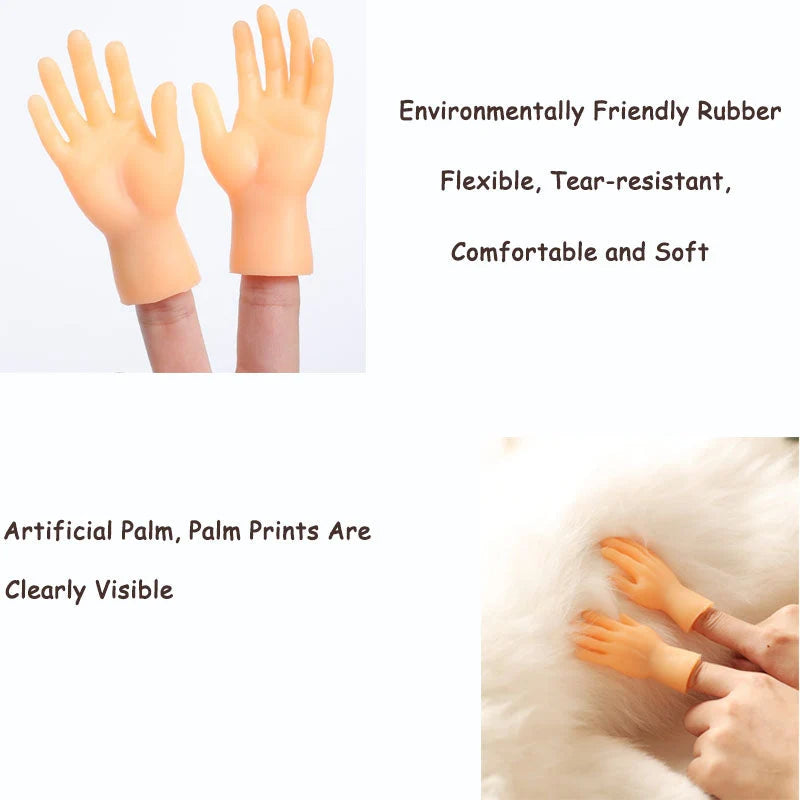 Pet Toy Mini Hand Durable Rubber Pair Set