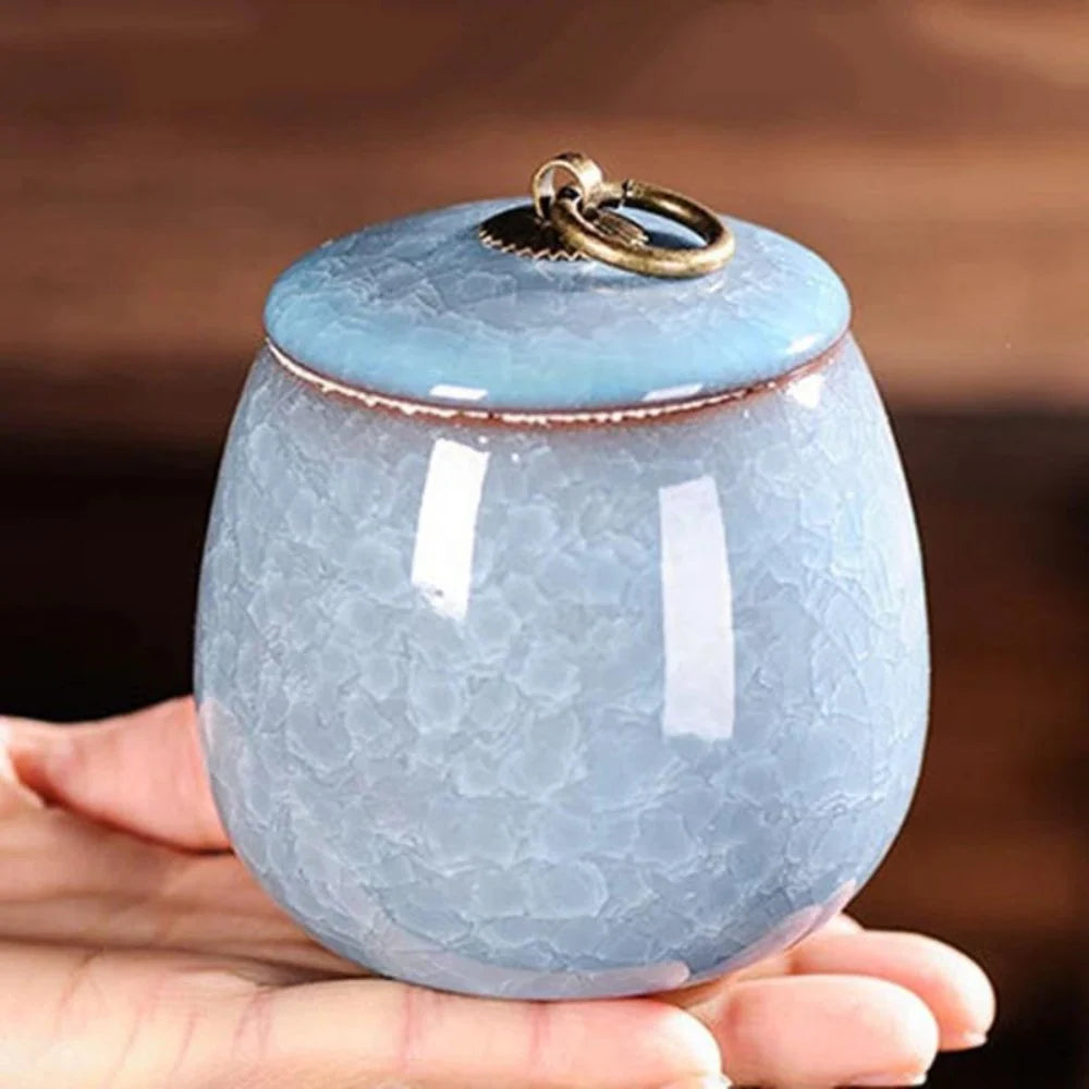 Pet Urn Cat-Shaped Ceramic Waterproof Three Sizes