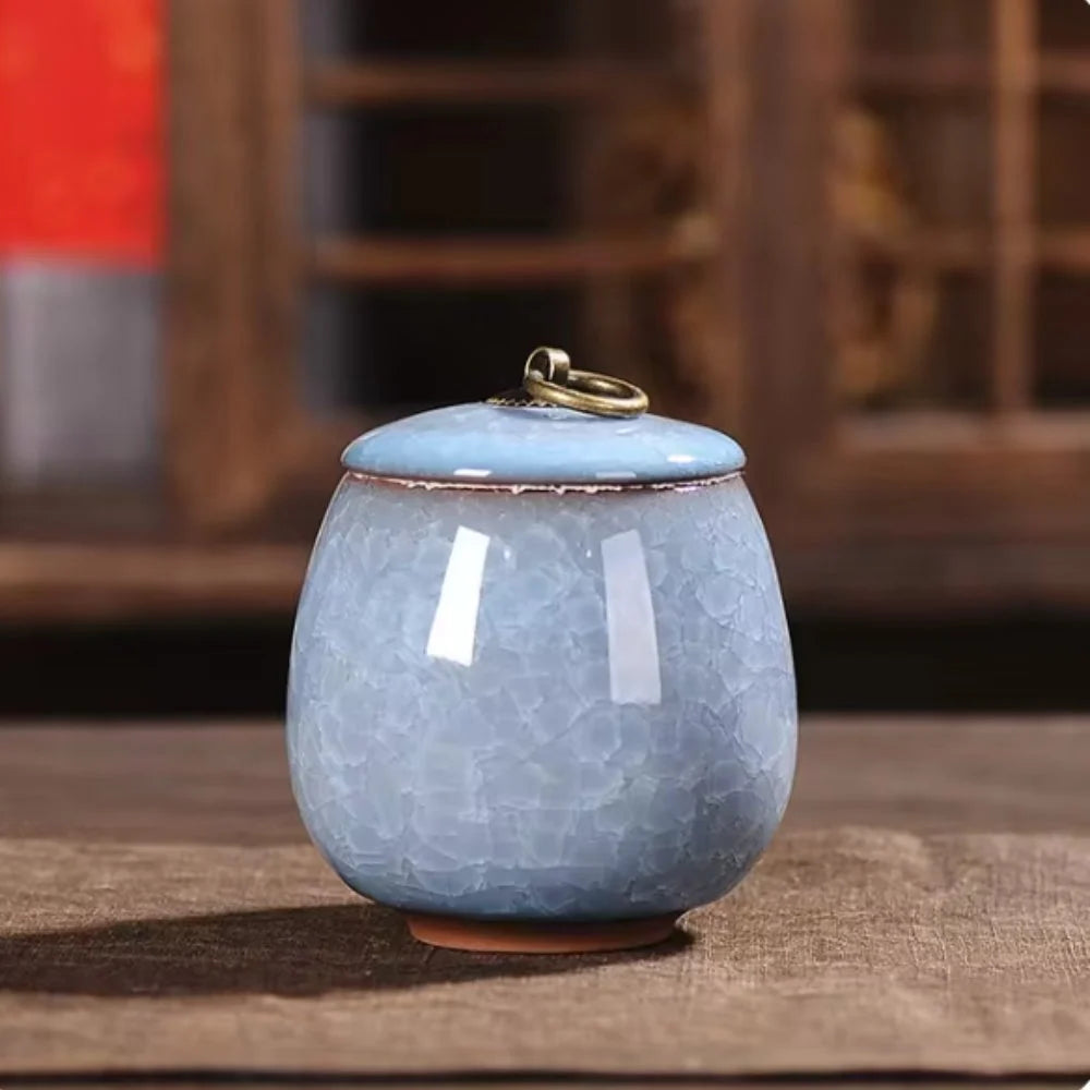 Pet Urn Cat-Shaped Ceramic Waterproof Three Sizes