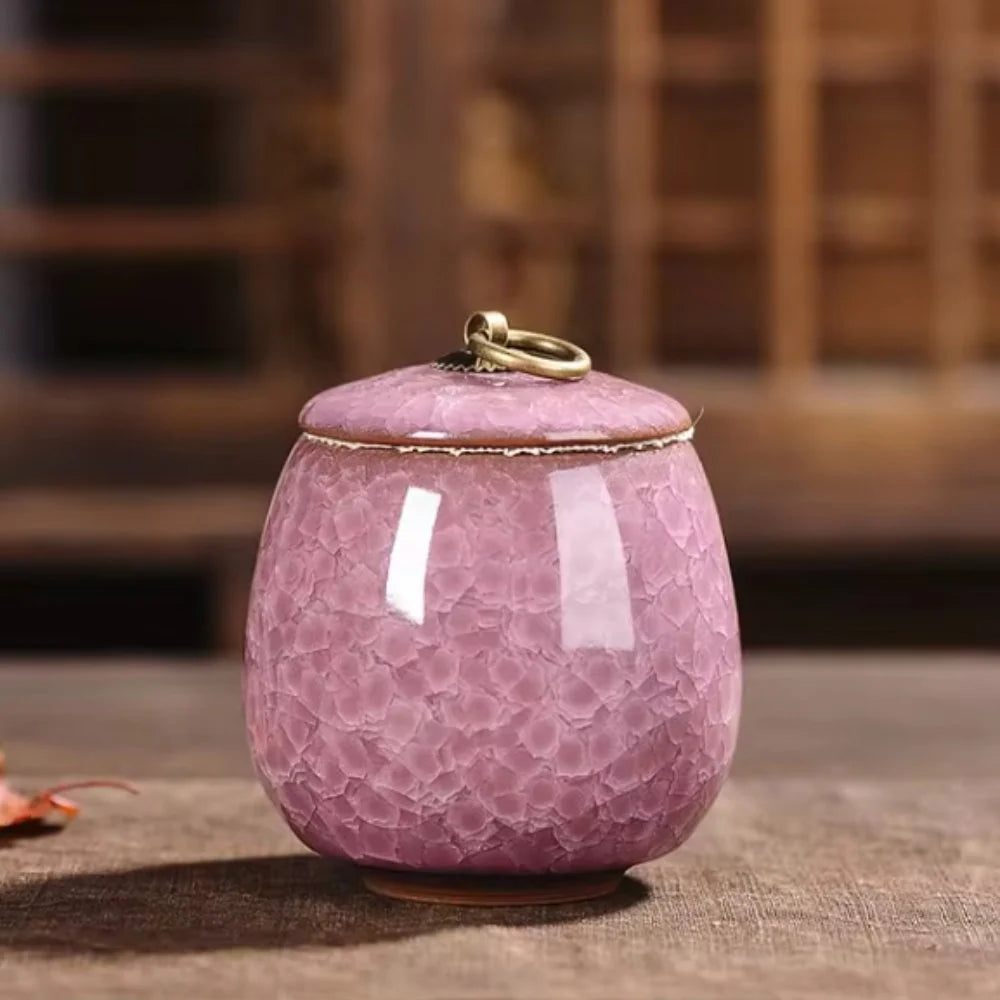 Pet Urn Cat-Shaped Ceramic Waterproof Three Sizes