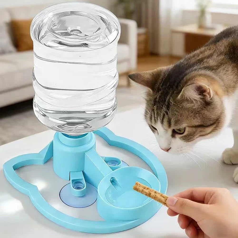 Pet Water Bowl Automatic Gravity Refill Compact & Easy-Clean