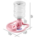 Pet Water Bowl Automatic Gravity Refill Compact & Easy-Clean