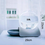 Pet Water Dispenser Automatic Siphon Refill 2.96 Qt Capacity