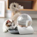 Pet Water Dispenser Automatic Siphon Refill 2.96 Qt Capacity