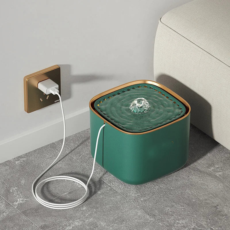 Pet Water Fountain Quiet Filtered 3L Circulating Water
