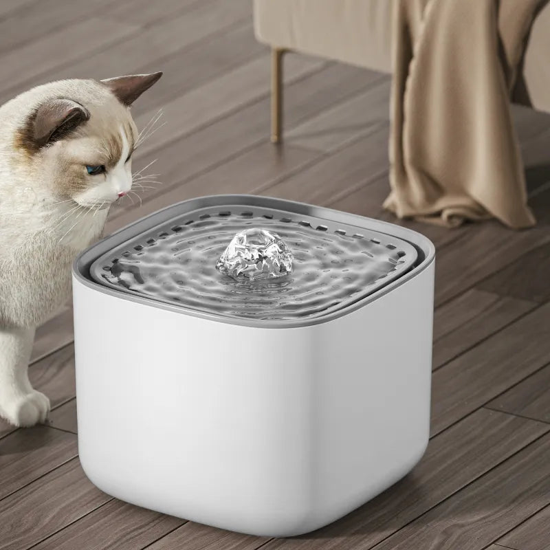 Pet Water Fountain Quiet Filtered 3L Circulating Water