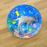 Pet Water Play Mat Interactive Water Features Easy-Clean PVC