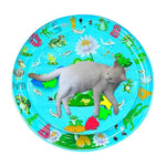 Pet Water Play Mat Interactive Water Features Easy-Clean PVC