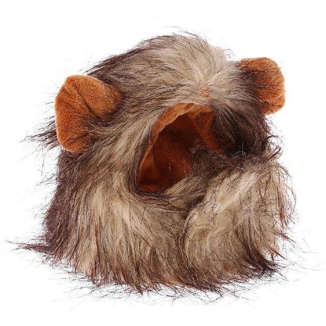 Pet Wig Lion Mane Soft Felt
