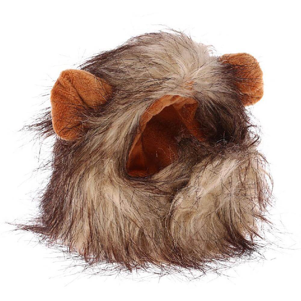 Pet Wig Lion Mane Soft Felt