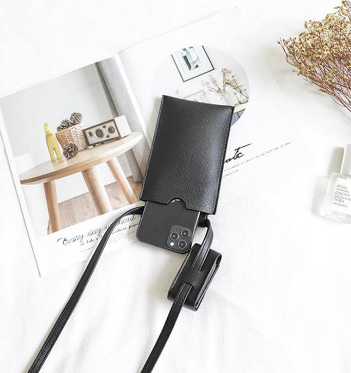 Phone Bag PU Leather Shoulder & Crossbody Strap