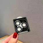 Phone Camera Lens Protector Tempered Glass Metal Frame
