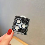 Phone Camera Lens Protector Tempered Glass Metal Frame