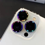 Phone Camera Lens Protector Tempered Glass Metal Frame