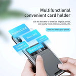 Phone Card Holder Silicone Adhesive Bottom-Access Slot