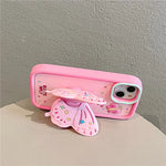 Phone Case 3D Butterfly Shockproof Built-In Kickstand