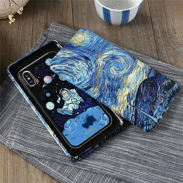 Phone Case 3D Liquid Quicksand Shock-Resistant TPU & PC