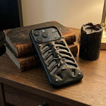 Phone Case 3D-Printed Ribcage Design Metallic Piercing Details Slim Fit