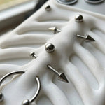 Phone Case 3D-Printed Ribcage Design Metallic Piercing Details Slim Fit
