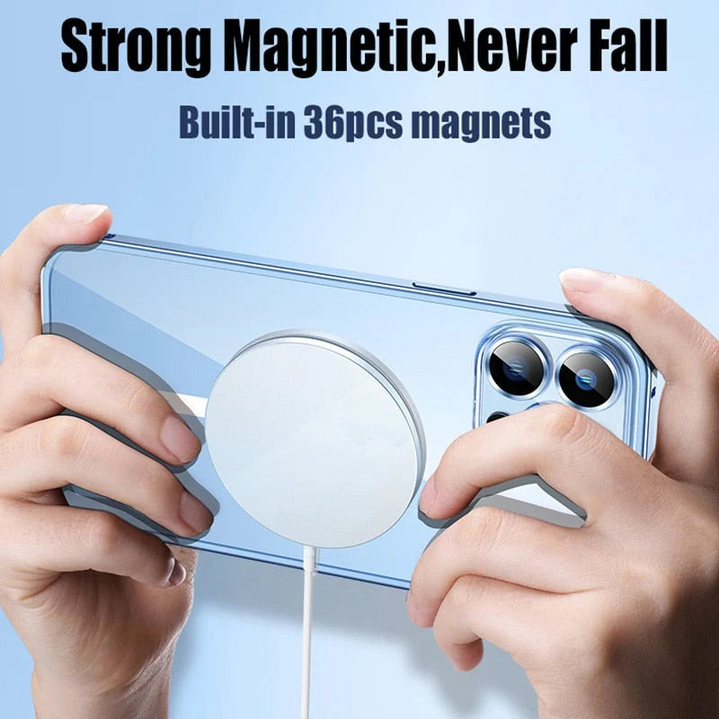 Phone Case Aluminum Alloy Magnetic Shock-Resistant