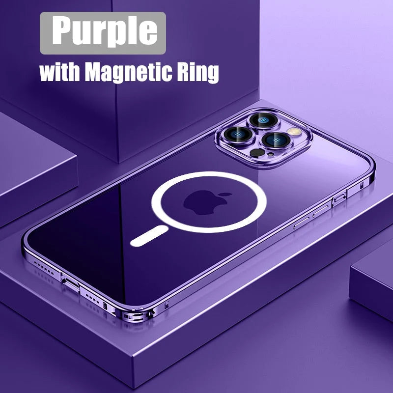 Phone Case Aluminum Alloy Magnetic Shock-Resistant