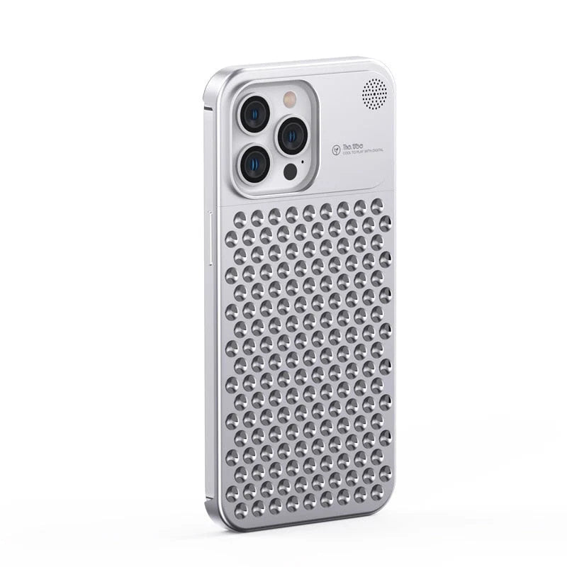 Phone Case Aluminum Alloy Ventilated Drop-Resistant