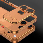 Phone Case Aluminum Frame Shockproof MagSafe Compatible