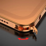 Phone Case Aluminum Frame Shockproof MagSafe Compatible
