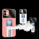 Phone Case Built-In Humidifier & Makeup Mirror