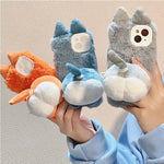 Phone Case Cat Tail Design Full Coverage Scratch-Resistant Non-Slip