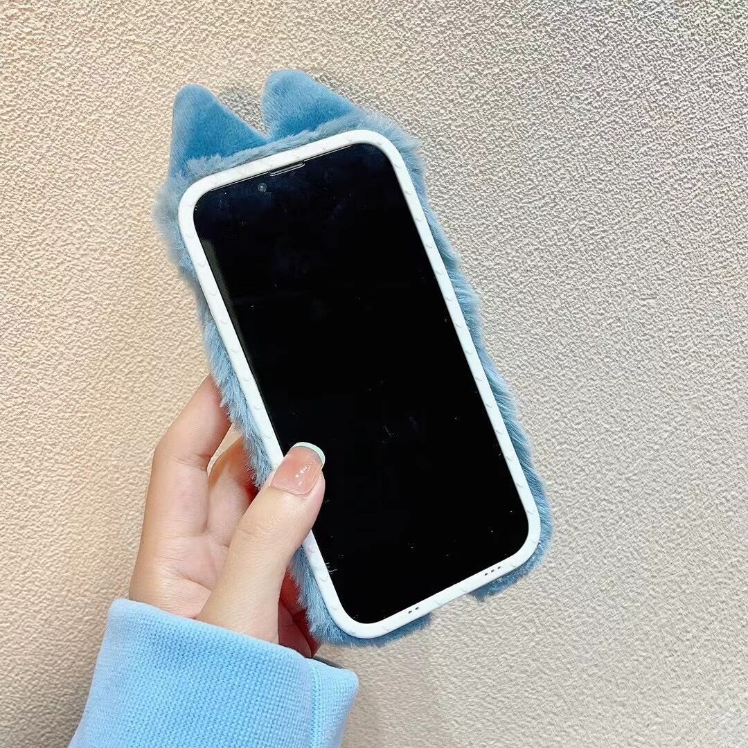 Phone Case Cat Tail Design Full Coverage Scratch-Resistant Non-Slip