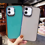 Phone Case Clear Acrylic Impact-Resistant Soft Bumper