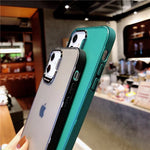 Phone Case Clear Acrylic Impact-Resistant Soft Bumper