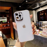 Phone Case Clear Acrylic Impact-Resistant Soft Bumper
