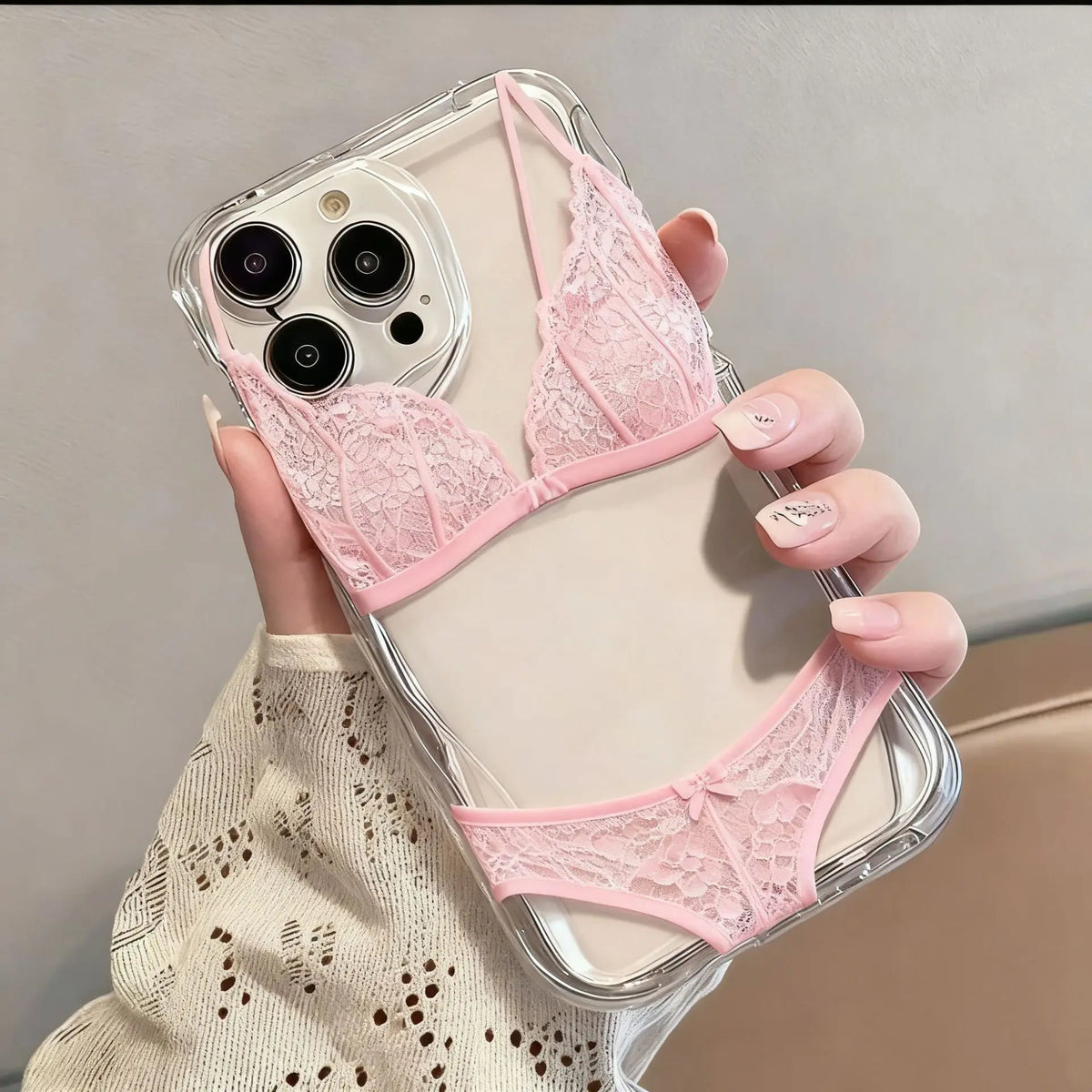 Phone Case Clear Printed Shock-Absorbing Protection