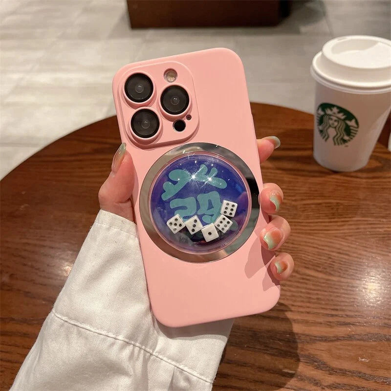Phone Case Colorful Dice Game Design Scratch-Resistant Anti-Fingerprint
