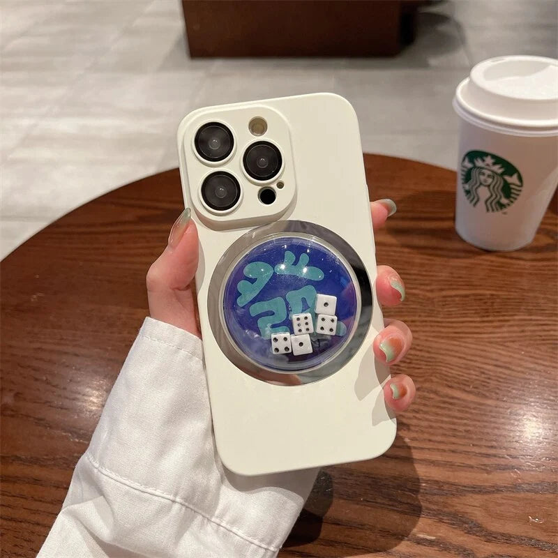 Phone Case Colorful Dice Game Design Scratch-Resistant Anti-Fingerprint
