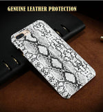 Phone Case Crocodile & Snake Pattern Slim PU Leather Dirt-Resistant
